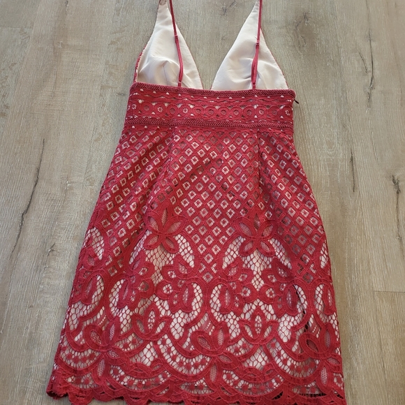 Stylestalker Revolve Lani Mini Dress Earth Red - Picture 4 of 7